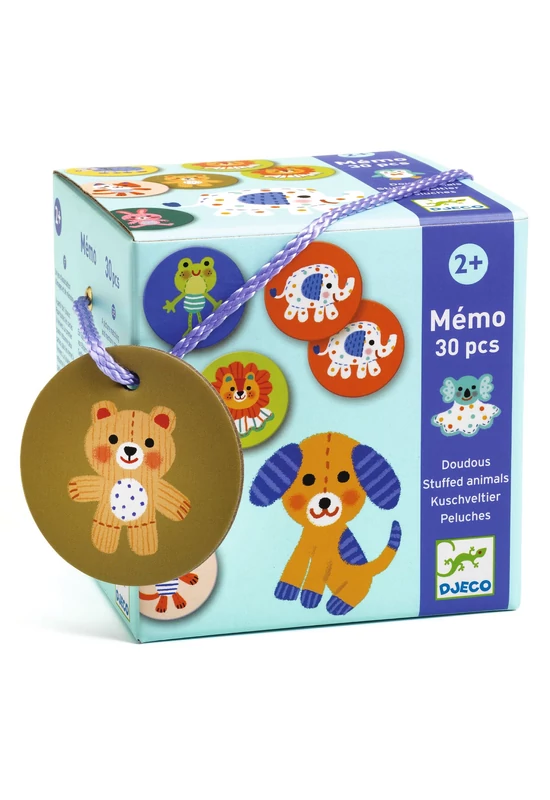 DJECO - Kedvencek memória játék - Memo Stuffed animals