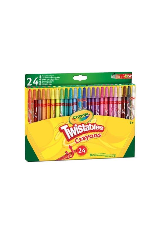 Crayola - Csavarható zsírkréta - 24 db-os