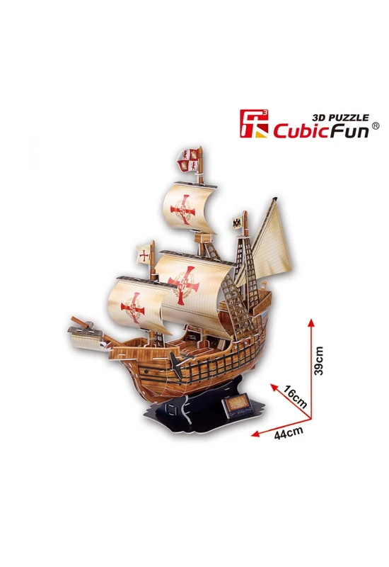 CubicFun - 3D puzzle - Santa Maria - 113 db-os