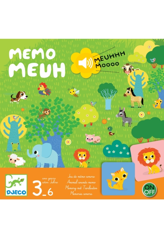 DJECO - Memo Meuh - Hangos-képes bújócska - memóriajáték