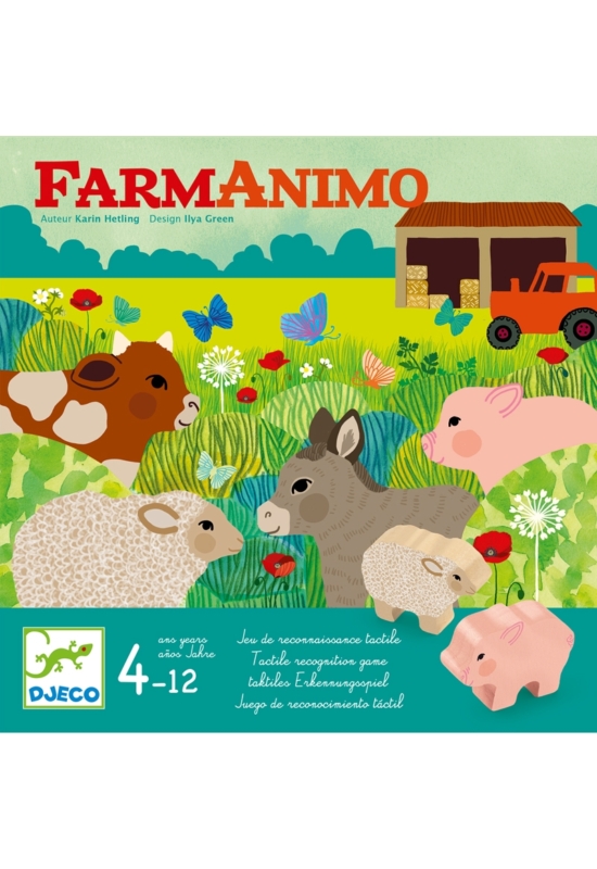 DJECO - Farmanimo - Farmállatok - kooperációs társasjáték