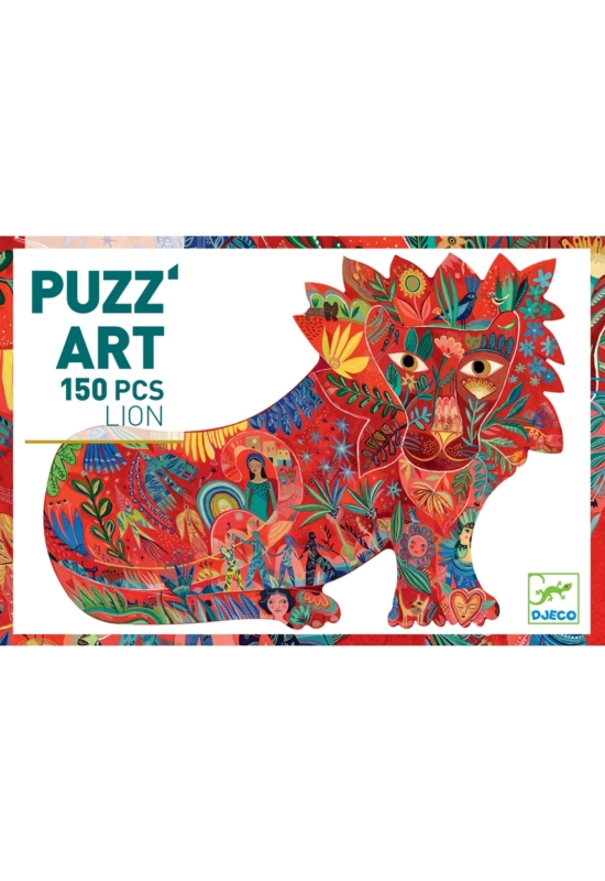 DJECO - Lion - Oroszlán - művész puzzle (150 db)