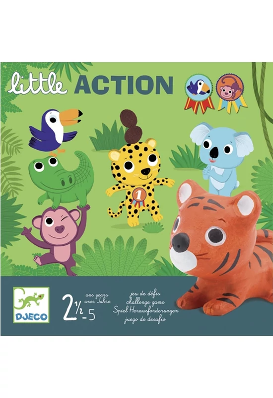 DJECO - Little Action - Dzsungeles társasjáték