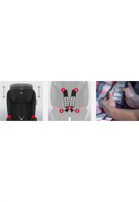 Britax Römer King II LS autósülés 9-18kg - Cosmos Fekete