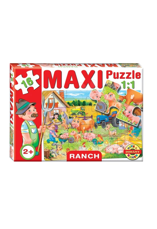 Maxi Puzzle Farm - 16 db-os - Palincs Játék