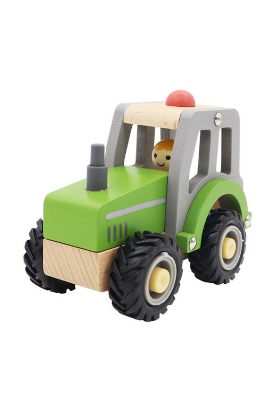 Fa Traktor - zöld