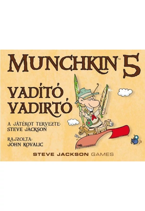 DELTA VISION - Munchkin 5 - Vadító Vadirtók - vicces kártyajáték