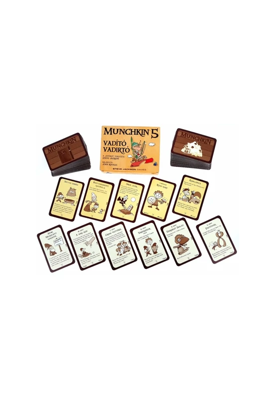 DELTA VISION - Munchkin 5 - Vadító Vadirtók - vicces kártyajáték