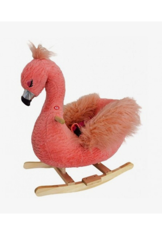 Tryco - Flamingós, plüss hintaló