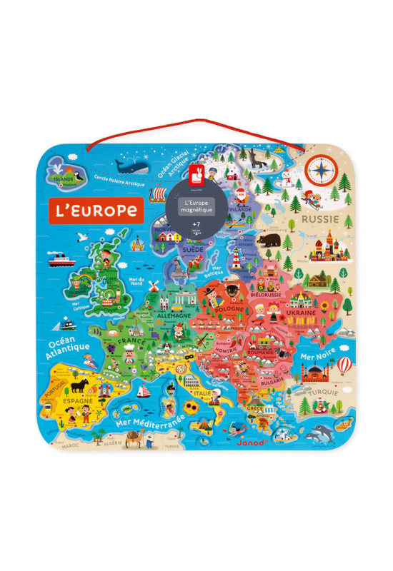 Janod - Mágneses Európa térkép