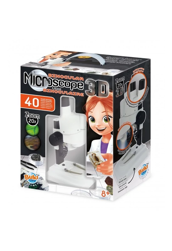 3D Mikroszkóp 40 kisérlettel BUKI