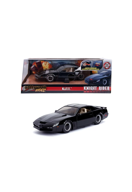 JADA - Knight Rider Pontiac Trans AM - játékautó világító funkcióval