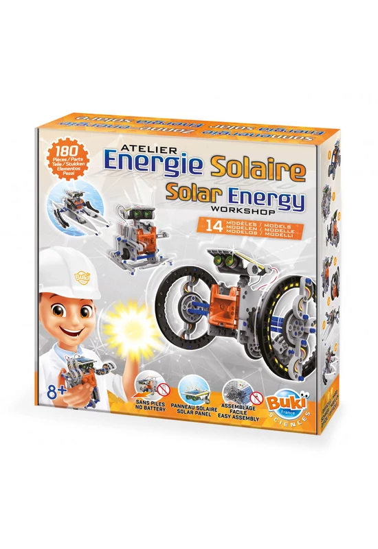 BUKI - Tudományos készlet - Napenergiával működő robot