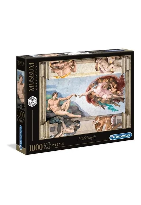 Clementoni - Michelangelo: Ádám teremtése - 1000 db-os puzzle (CLE39496)