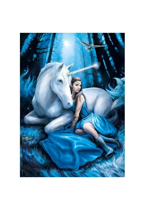 Clementoni - Anne Stokes Collection - Blue Moon - Kék Hold - 1000 db-os puzzle