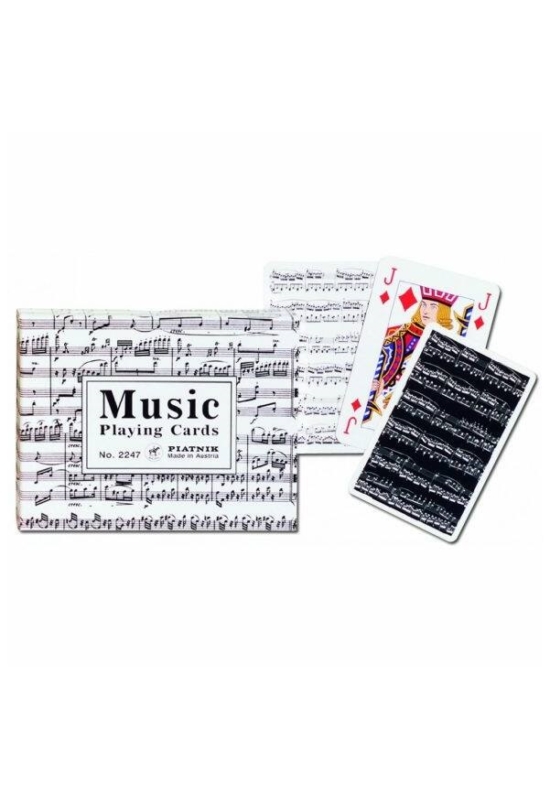 PIATNIK - Music - Zene - Luxus römi kártya 2x55 lap (PTK224737)