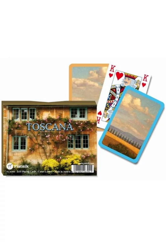 PIATNIK - Toscana Luxus römi kártya 2x55 lap (PTK263941)