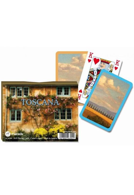 PIATNIK - Toscana Luxus römi kártya 2x55 lap (PTK263941)