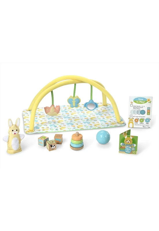 Melissa & Doug Babák és babaházak, Baba játszószőnyeg játékokkal