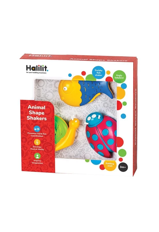Halilit - Állat formájú csörgőkészlet
