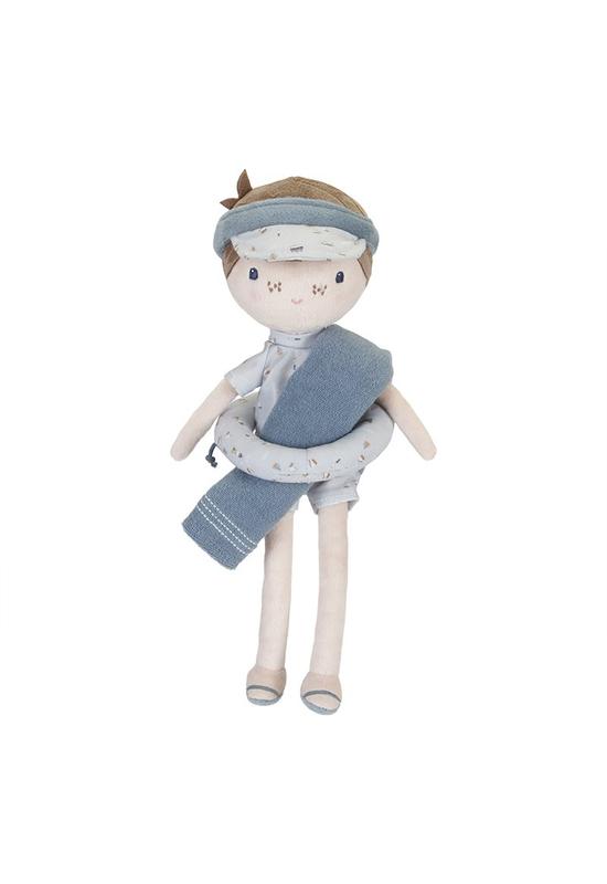 LITTLE DUTCH - Strandoló Jim - textilbaba - 35 cm LIMITÁLT KIADÁS