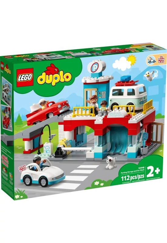 LEGO DUPLO - Parkolóház és autómosó