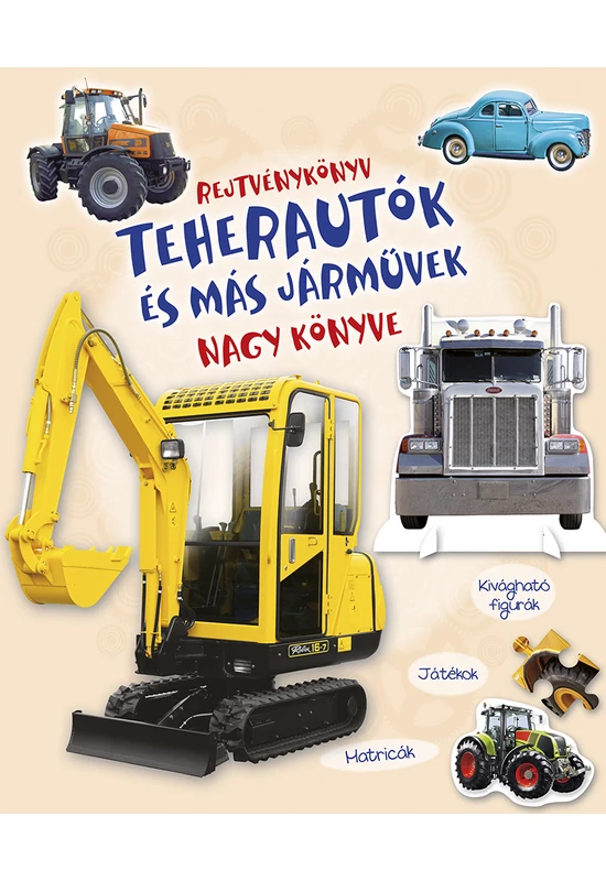 Teherautók és más járművek nagykönyve - Rejtvénykönyv 