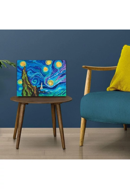 Sensory art - Gyurma művészet -Vincent van Gogh - Csillagos éjszaka