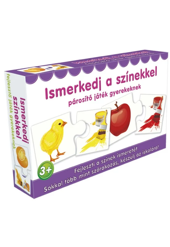 Ismerkedj a színekkel - párosító játék - Palincs Játék