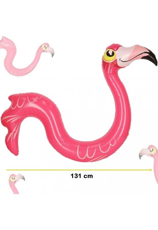 Felfújható flamingó - ráülős, 131 cm