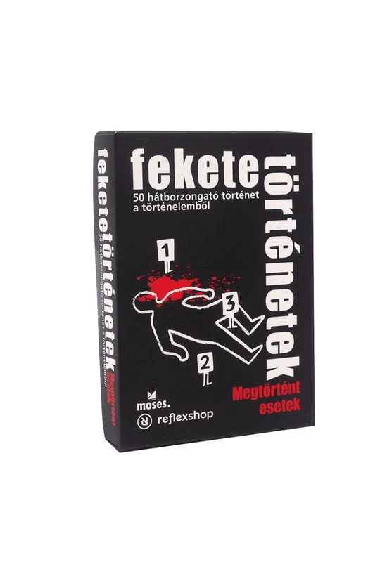 Fekete történetek - Megtörtént esetek - logisztori rejtvények kártyajáték
