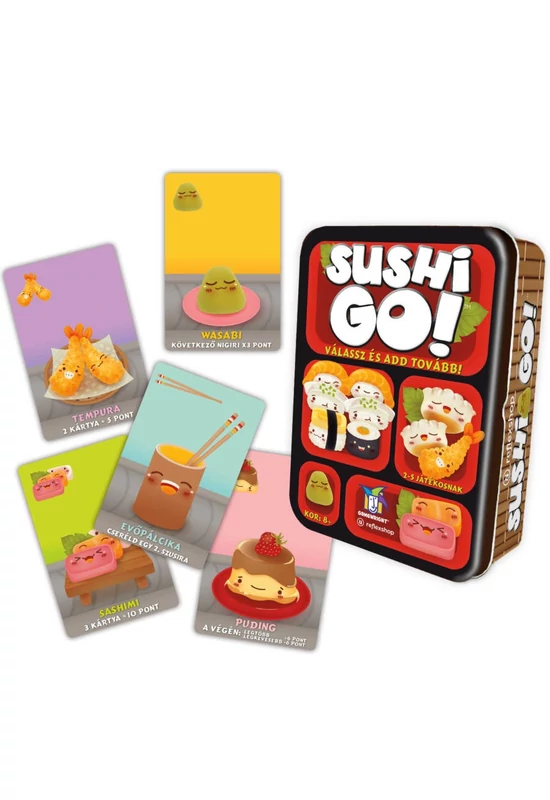 Sushi Go társas kártyajáték