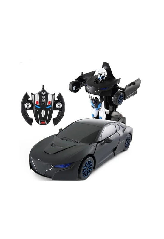 Távirányítós Transformer robot és autó - sárga