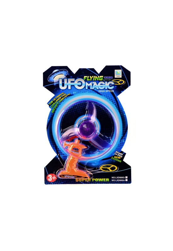 Flying Top Magic világító ufo kilövő - ügyességi játék
