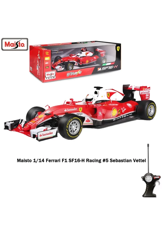 1:14 elektromos utcai modell F1 Ferrari SF 16-H RtR  távirányítós autó