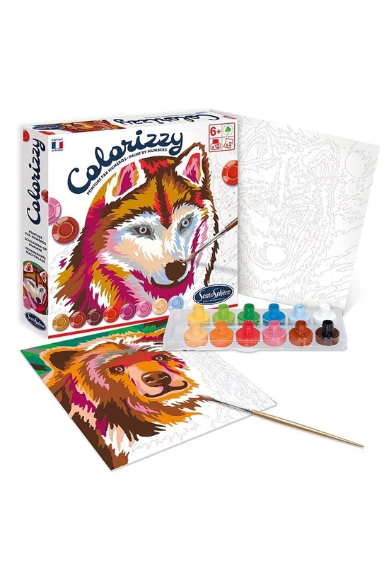 Sentosphere - Colorizzy számos kifestő - erdei állatok - festőkészlet