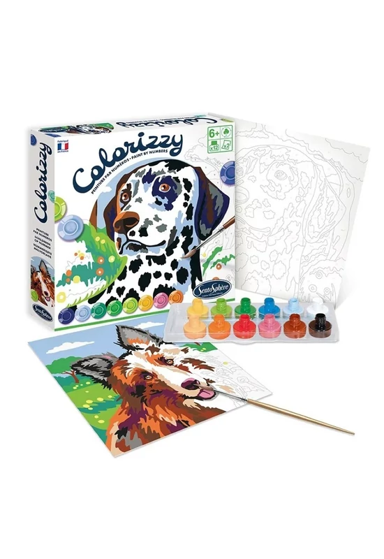 Sentosphere - Colorizzy számos kifestő - kutyák - festőkészlet