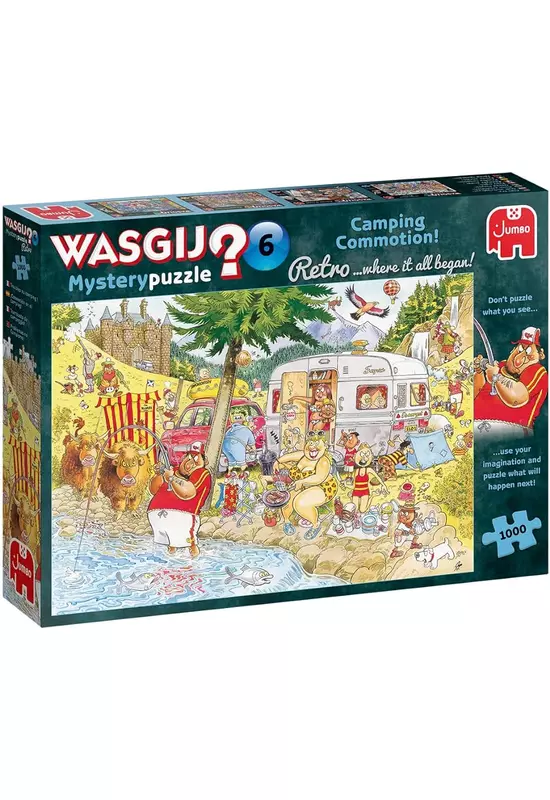 Jumbo Wasgij -  Retro camping puzzle - 1000 db