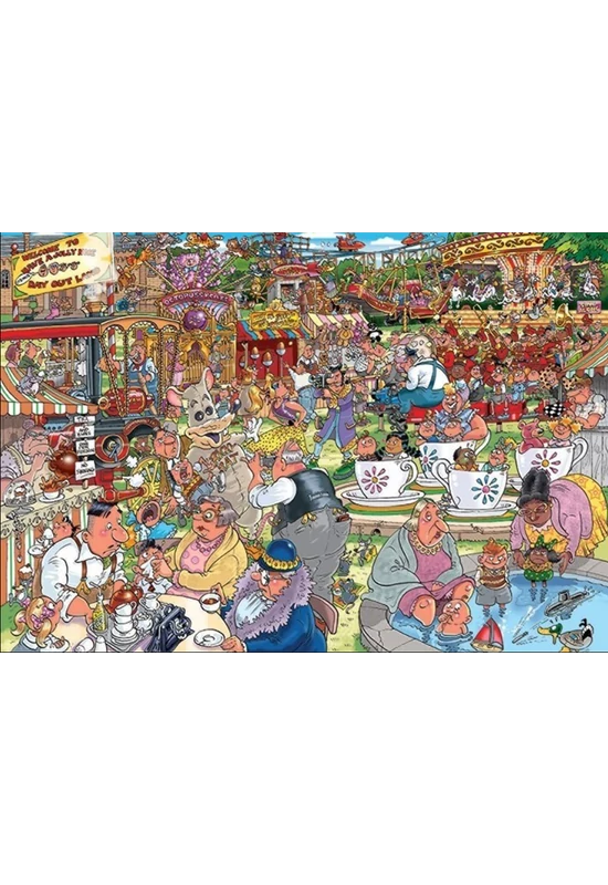 Jumbo Wasgij - Vidámpark puzzle - 1000 db