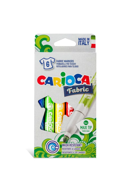 CARIOCA - Fabric Liner - textilfilc szett - 6 db-os