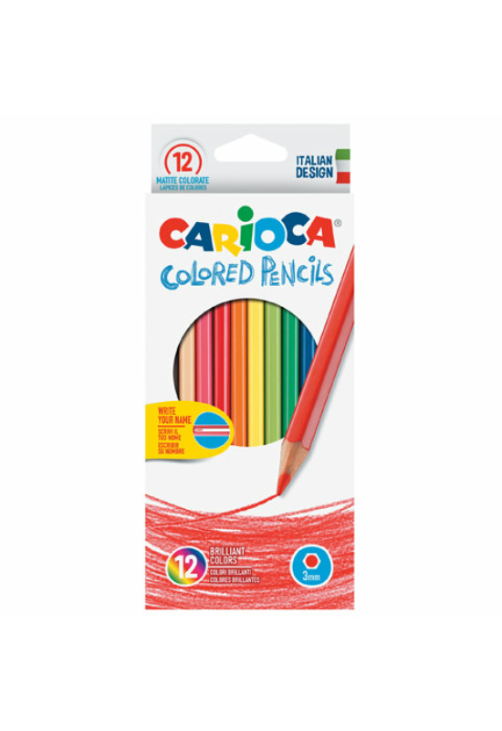 CARIOCA - Színes ceruza készlet - 12 db-os