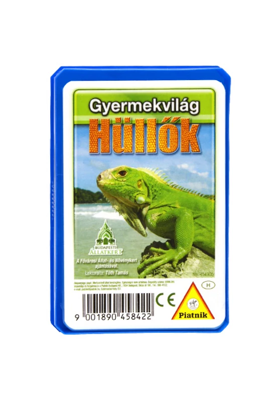 PIATNIK - Hüllők - ismeretterjesztő kártyacsomag