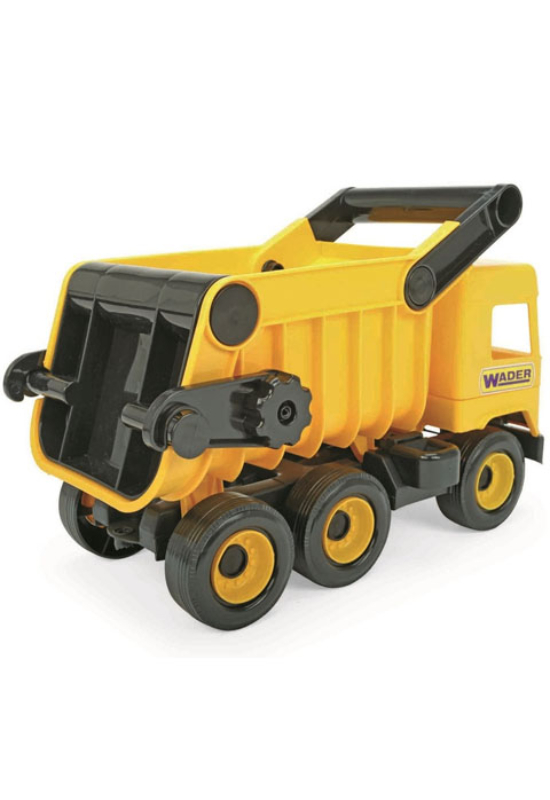 Wader - Middle Truck - Billentős dömper - sárga - 43 cm (J36980)