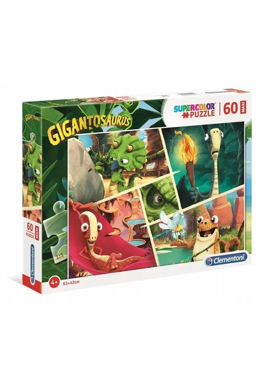 Clementoni - Gigantosaurus - Supercolor 60 db-os  maxi puzzle