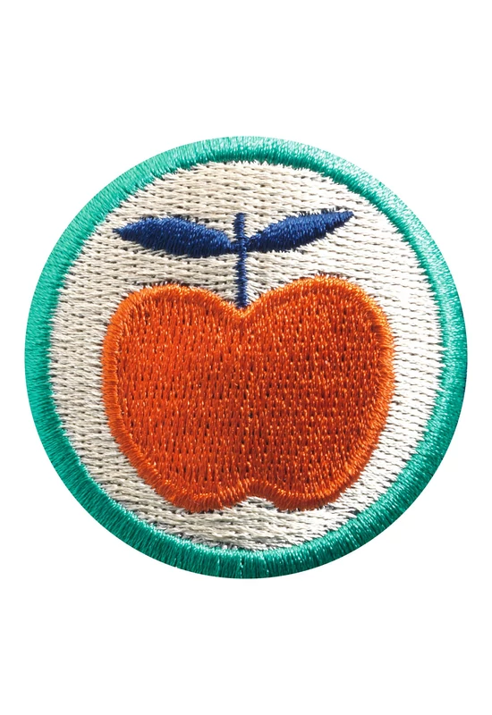 Baseball sapka - Hímzett Alma mintás - Red apple