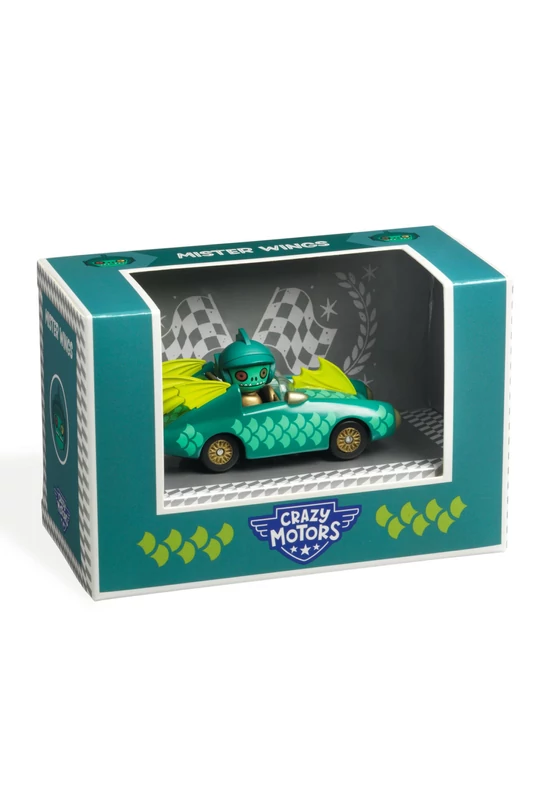 CRAZY MOTORS játékautó - Szárnyaló Úr - Mister Wings