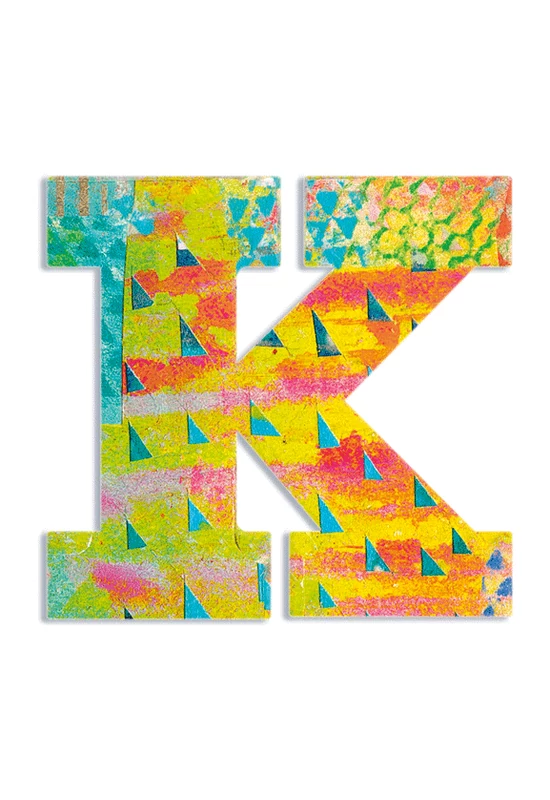 Dekorbetű - K - Peacock letter