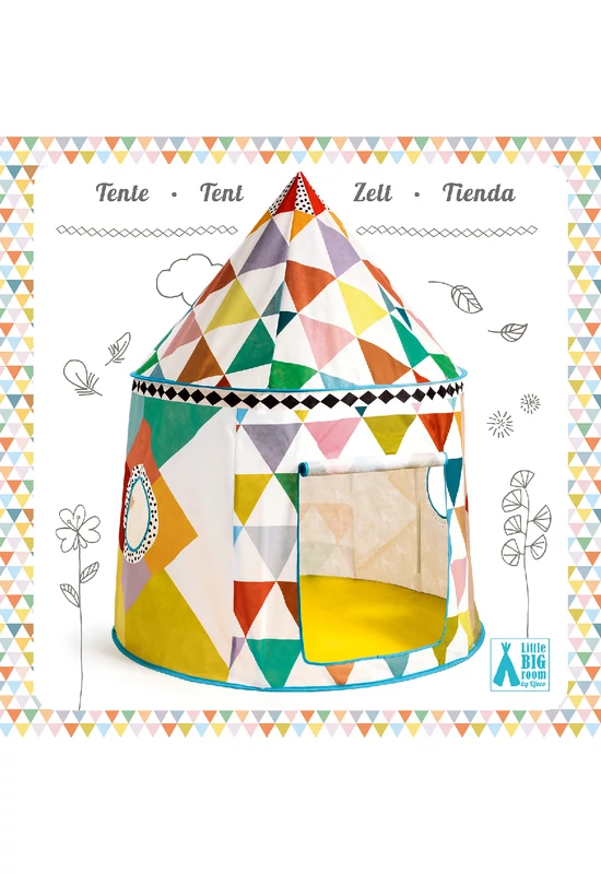 Djeco sátrak - Színes játszósátor - Multicolored tent 