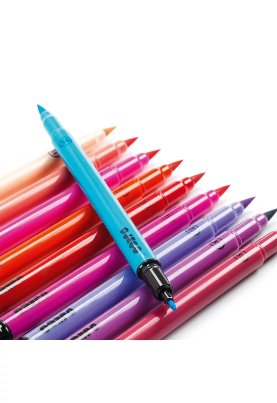 Ecsetfilc készlet - 10 édes szín - Sweet colors