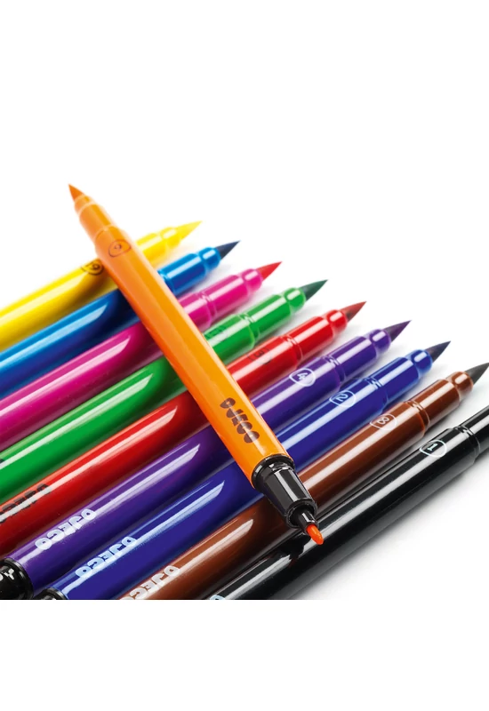 Ecsetfilc készlet - 10 klasszikus szín - Classic colors